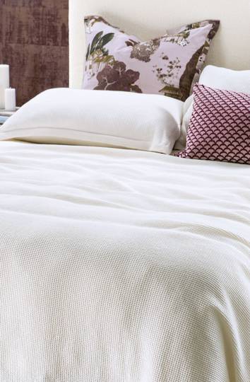 Bianca Lorenne - Sottobosco Bedspread  Pillowcase and Eurocase Sold Separately  - Ivory